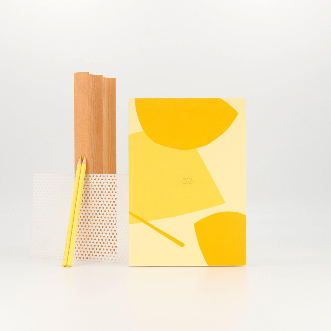 Maison Bonne Nouvelle – PAPER – Cuaderno Amarillo Malla de puntos B5 (17,6 x 25 cm)