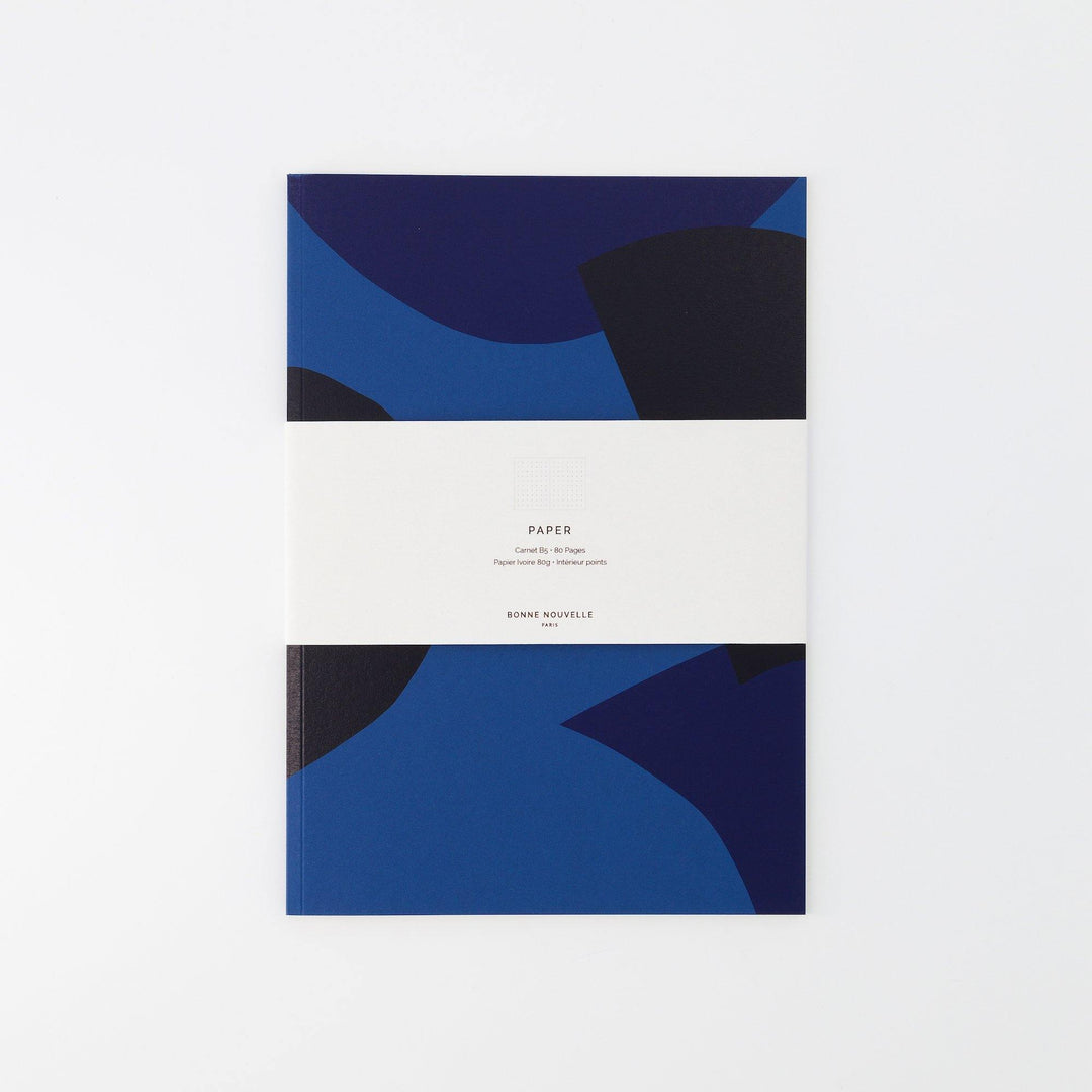 Maison Bonne Nouvelle – PAPER – Cuaderno Azul Malla de puntos B5 (17,6 x 25 cm)