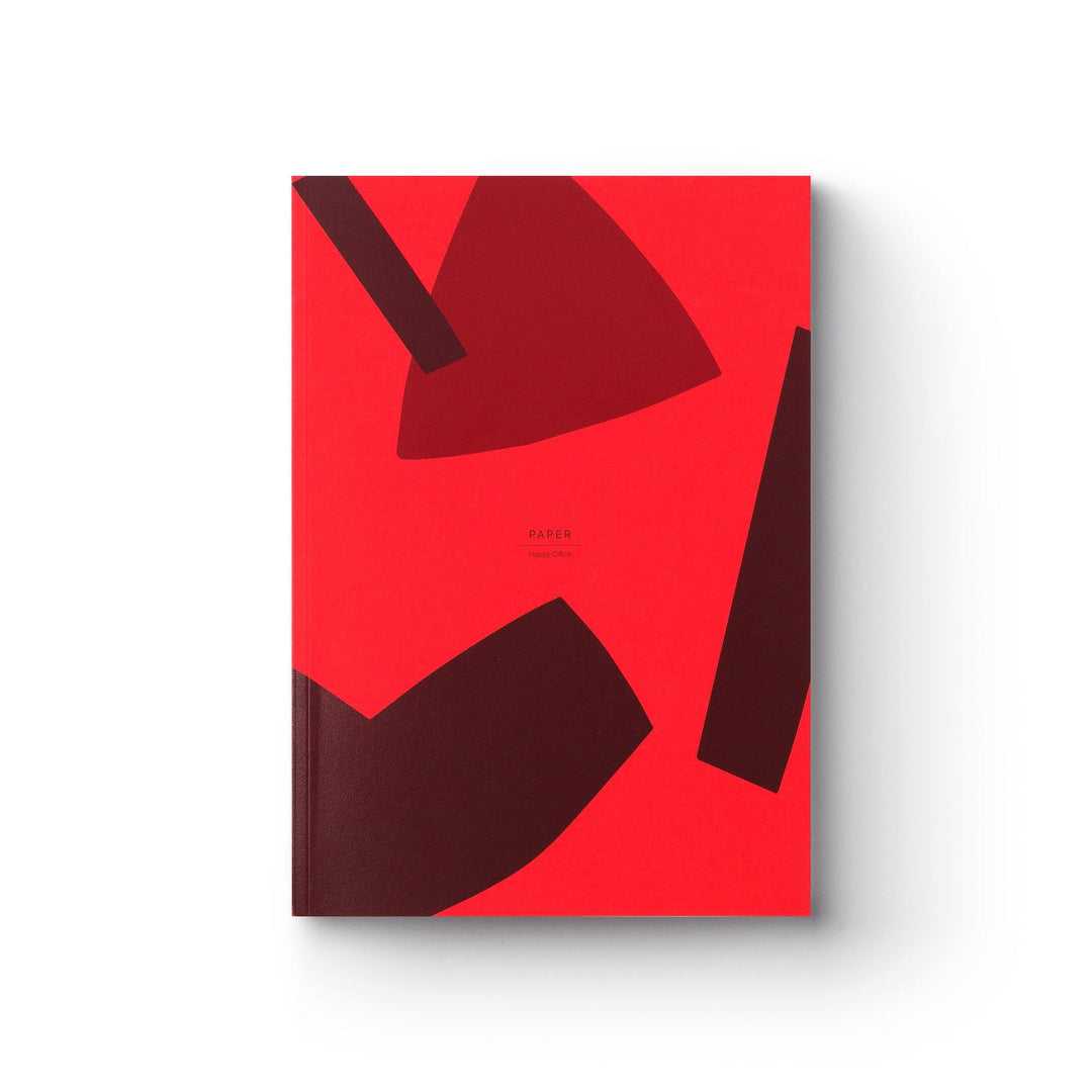Maison Bonne Nouvelle – PAPER – Cuaderno Rojo Malla de puntos B5 (17,6 x 25 cm)