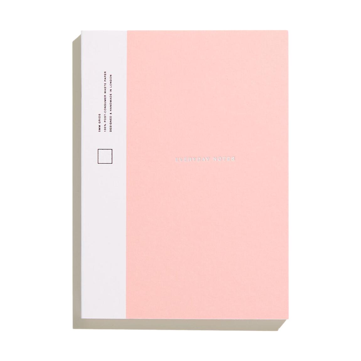 Before Breakfast – Every Day Notes Coral White Blank – A5 Plain Notebo ...