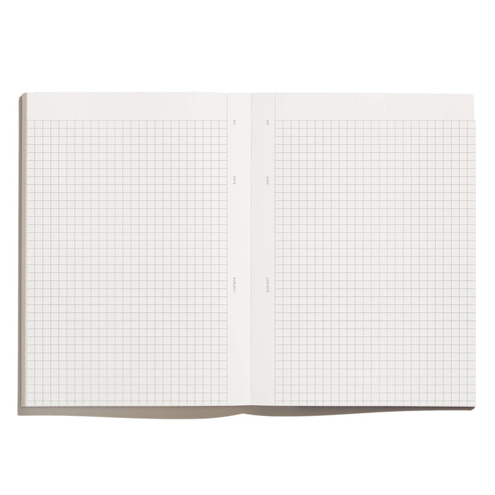 Before Breakfast – Every Day Notes Stone Blue Grids – A5 Squared Notebook (19.6 x 14.1 cm)