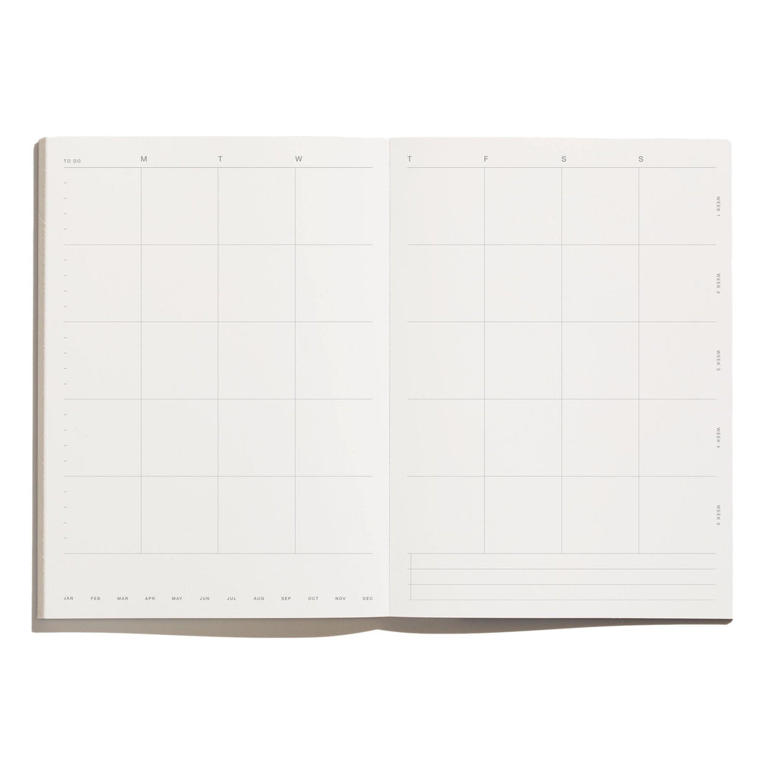 Before Breakfast – One Year Planner Ocean Blue (Monthly + To Do) – A5 Monthly Planner (19.6 x 14.1 cm)