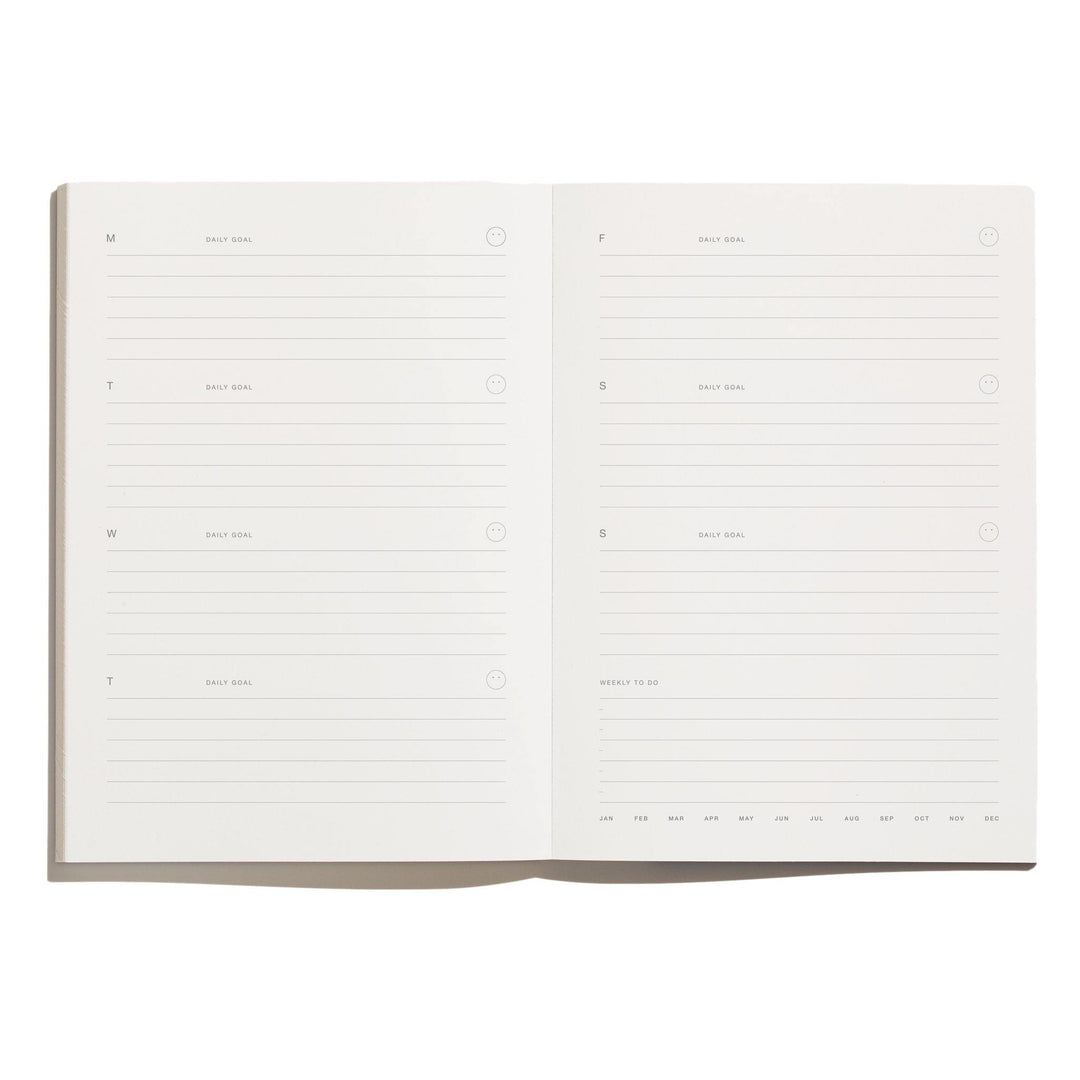 Before Breakfast – One Year Planner Stone Blue (Weekly + To Do) – Weekly Planner A5 (19.6 x 14.1 cm)