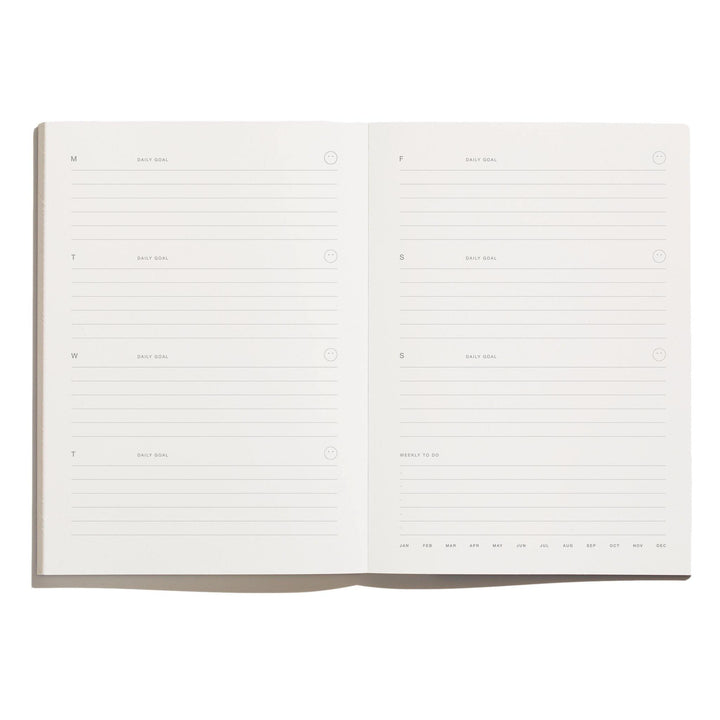Before Breakfast – One Year Planner Stone Blue (Weekly + To Do) – Weekly Planner A5 (19.6 x 14.1 cm)