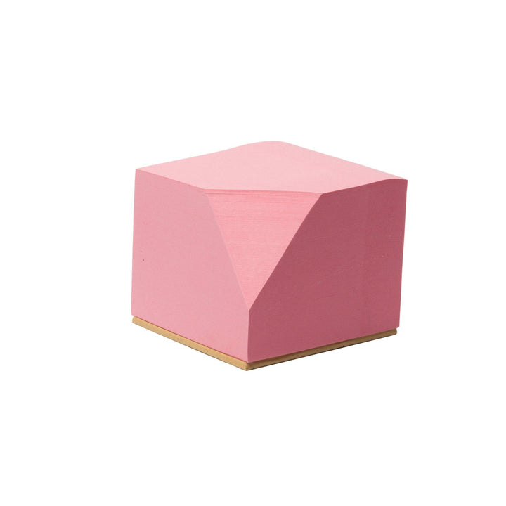 Block Design – Memo Block – Pink sticky note pad (9 x 9 cm)