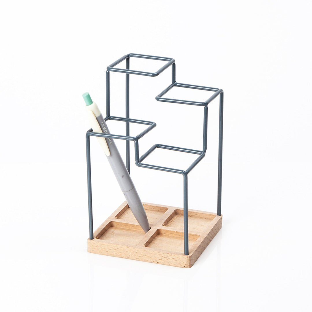 Block Design – Sketch Desk Tidy – Organizador de escritorio Gris (12 x 8 cm)