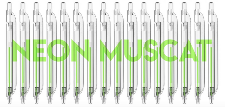 Clipen – Neon Muscat – Two Ballpoint Refills 0.7 mm Neon Green