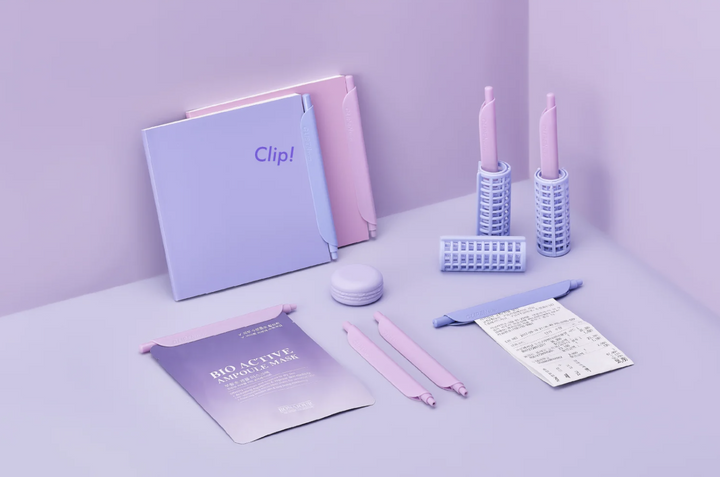 Clipen – Fairy Purple – Bolígrafo y Clip (14, 7 cm)