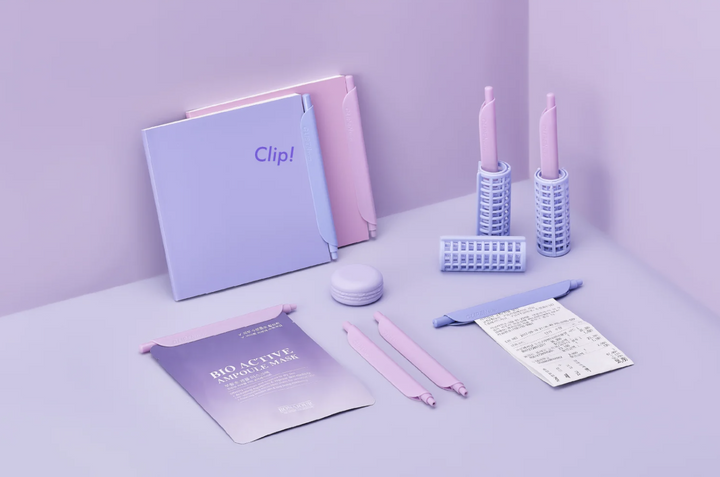 Clipen – Unicorn Blue – Stylo à bille et clip (14,7 cm)