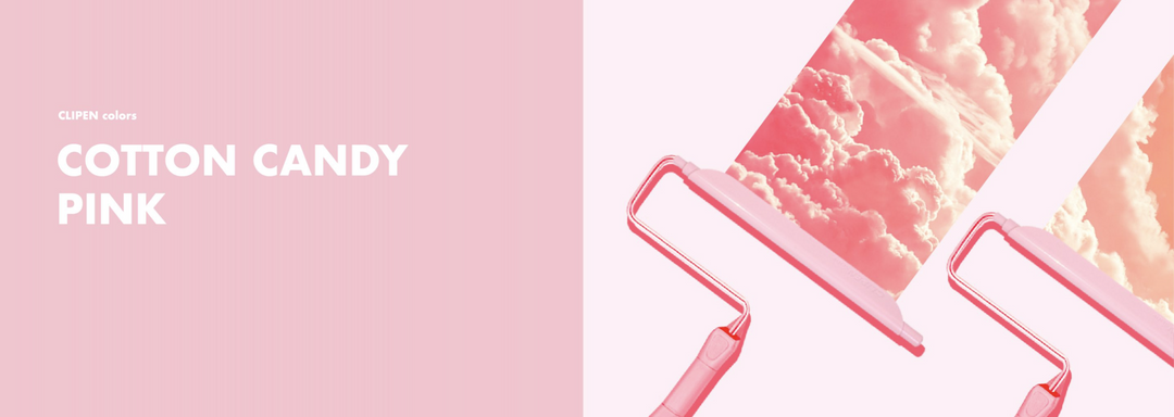 Clipen – Cotton Candy Pink – Bolígrafo y Clip (14, 7 cm)