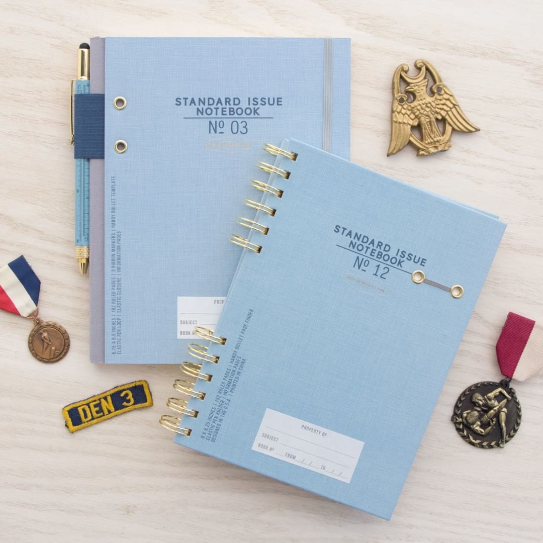Designworks Ink Standard Issue Notebook No. 3 Blue Cuaderno Planif