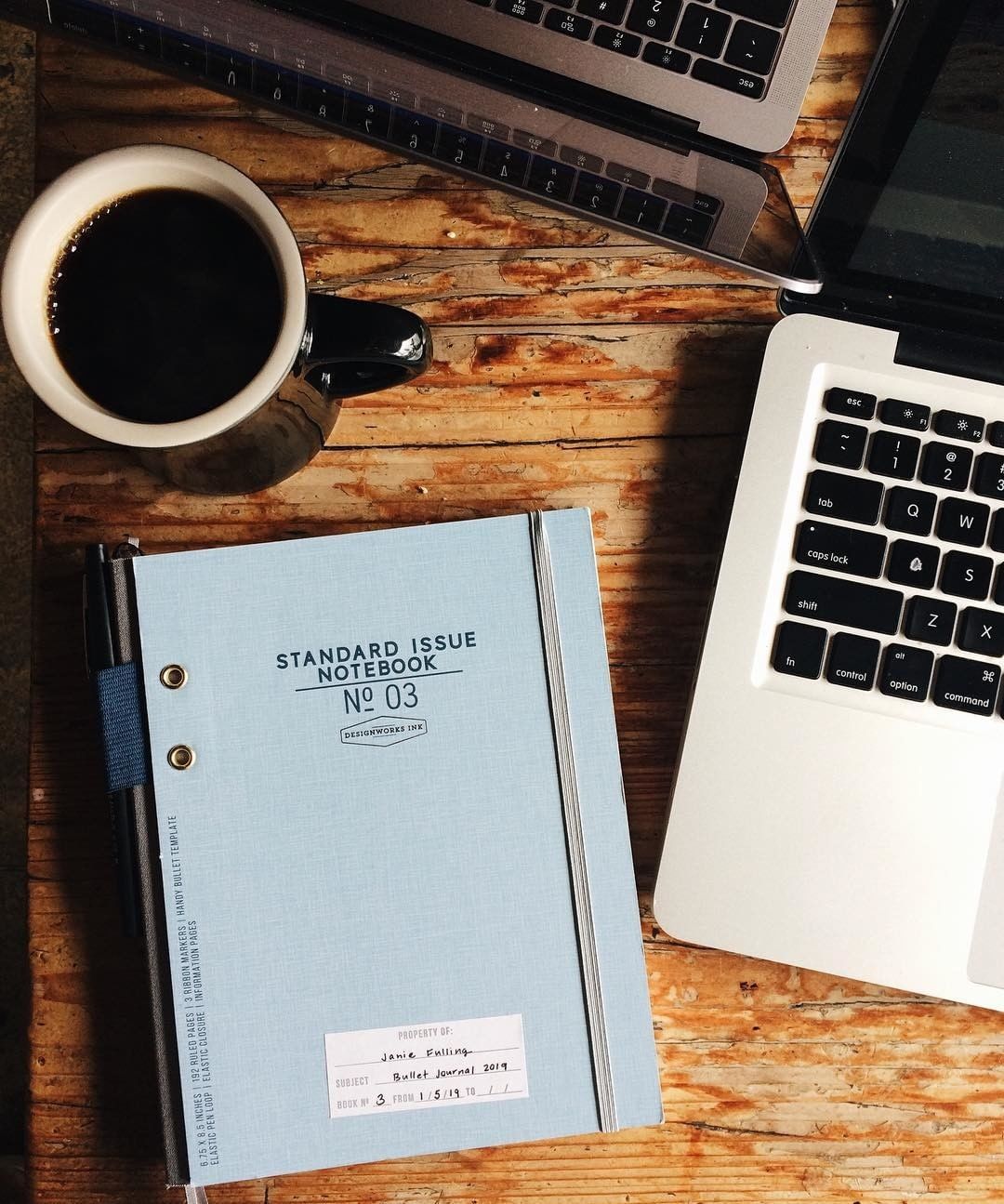 Designworks Ink Standard Issue Notebook No. 3 Blue Cuaderno Planif