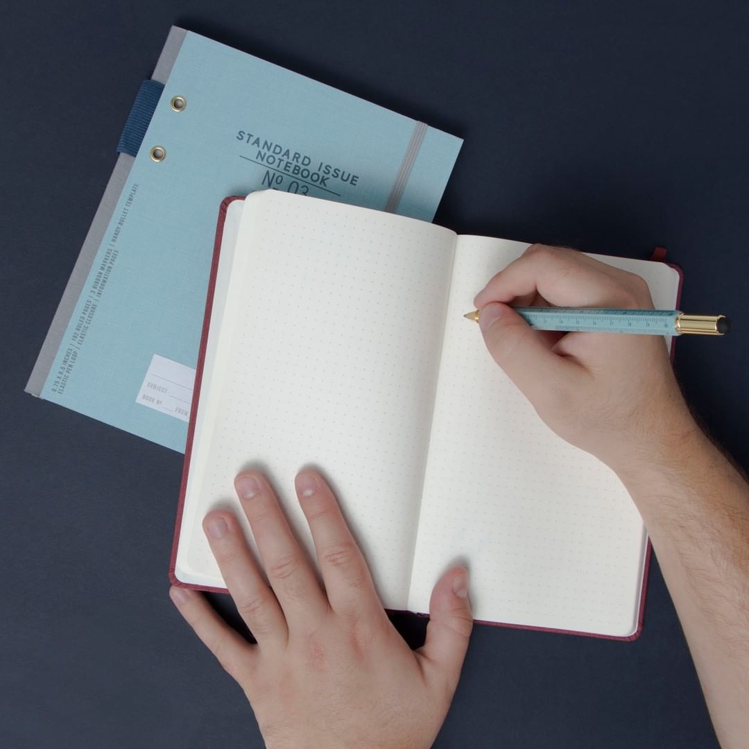 Designworks Ink Standard Issue Notebook No. 3 Blue Cuaderno Planif