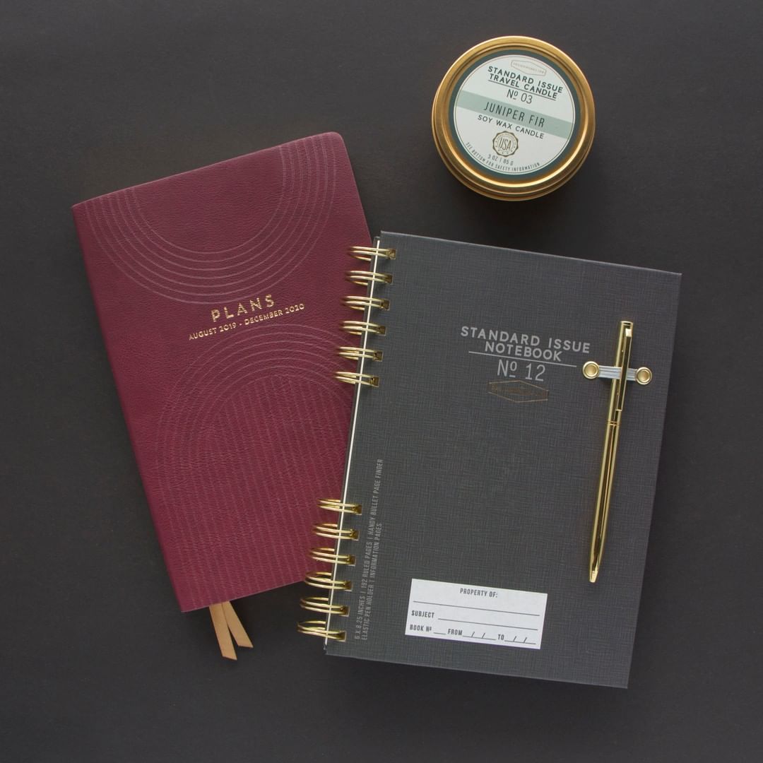 Designworks Ink Standard Issue Notebook No. 12 Black Cuaderno Plan