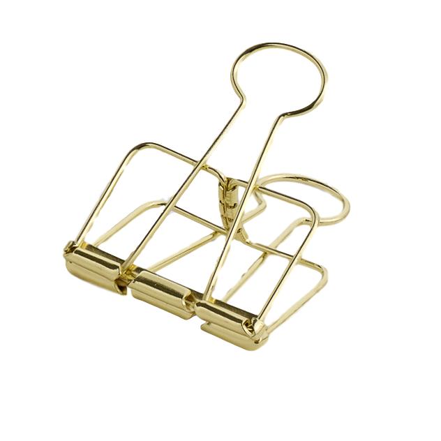 Monograph - Caja de 16 Clips Dorado 33 mm