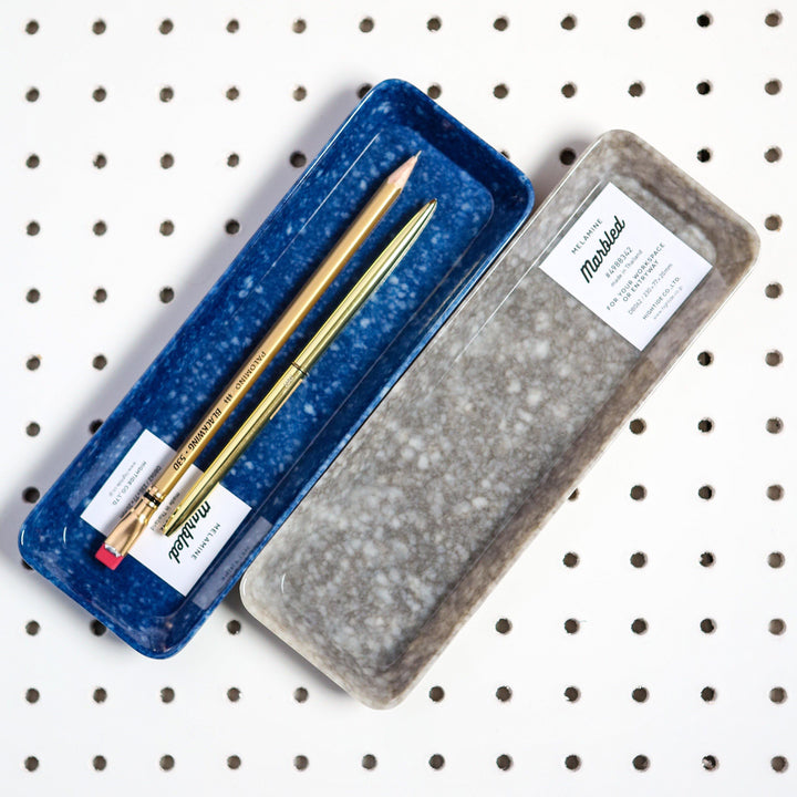 Hightide - Marble Pen Tray Blue - Bandeja azul (23 x 7,7 cm)