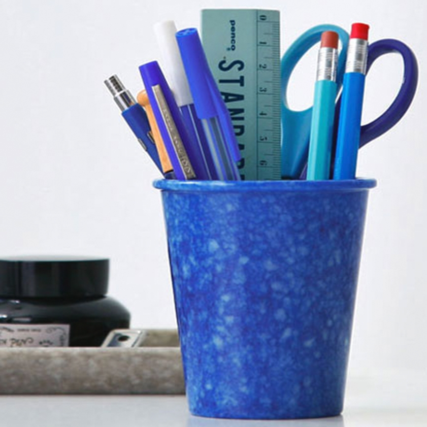 Hightide Marble Pen Pot Green Green pencil holder (9 x 8.2 cm)