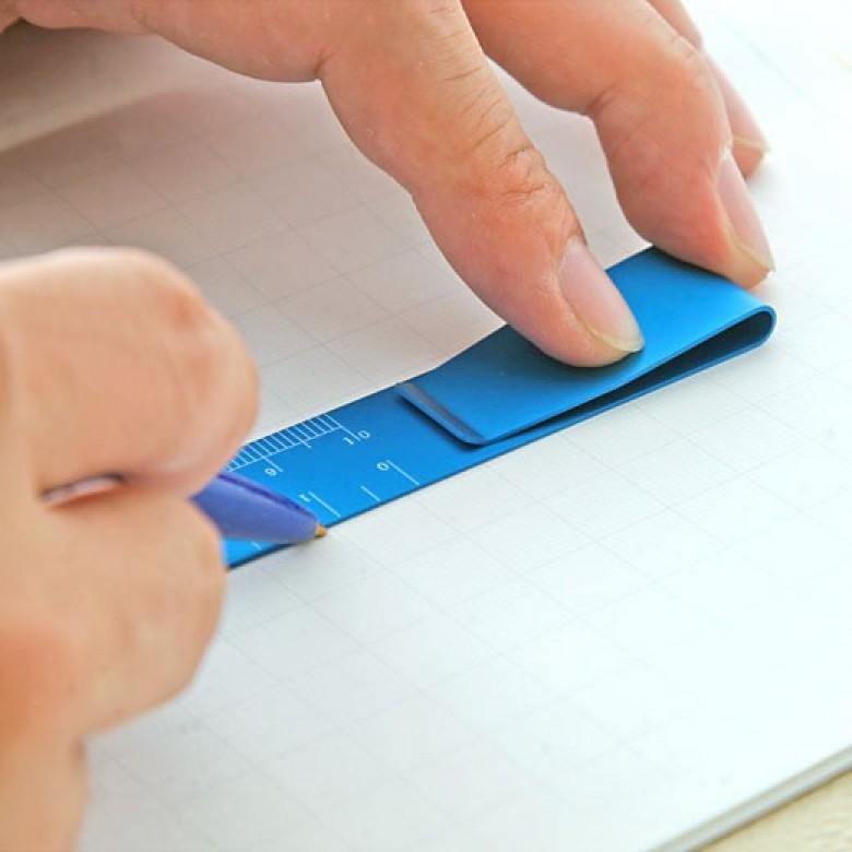 Hightide – Clip ruler – 10 cm ruler with clip (14.5 cm) – Notable ...