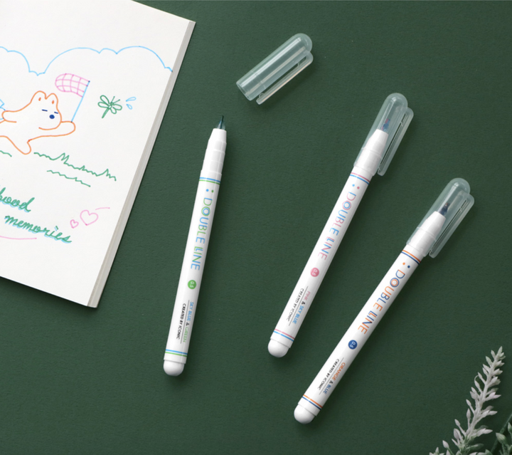 iconic double line pen