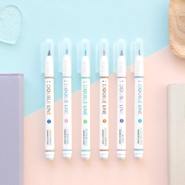 iconic double line pen
