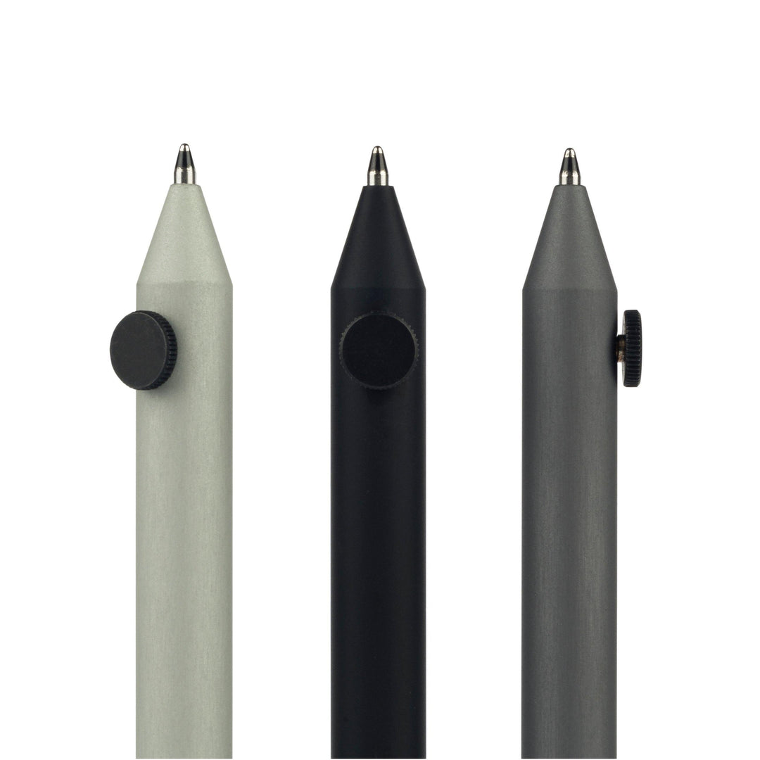 Internoitaliano - Neri - Aluminum Ballpoint Pen (13,3cm)