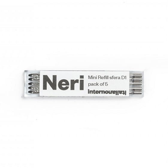 Internoitaliano - Neri pen refill - Black ink