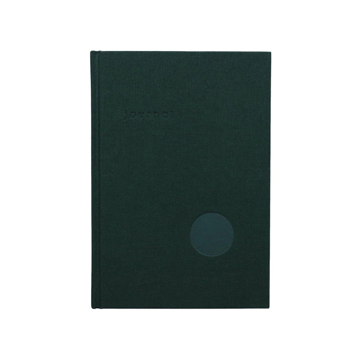 Kartotek - Hard Cover Journal - A5 Plain Green Notebook (15 x 21.5 cm)