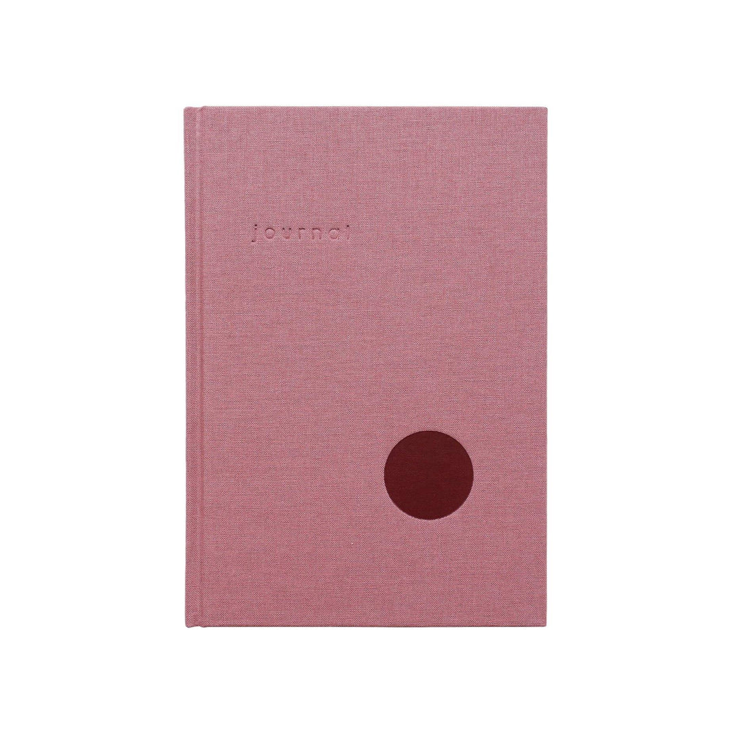 Kartotek - Hard Cover Journal - Cuaderno Rosa Rayado A5 (15 x 21,5 cm)