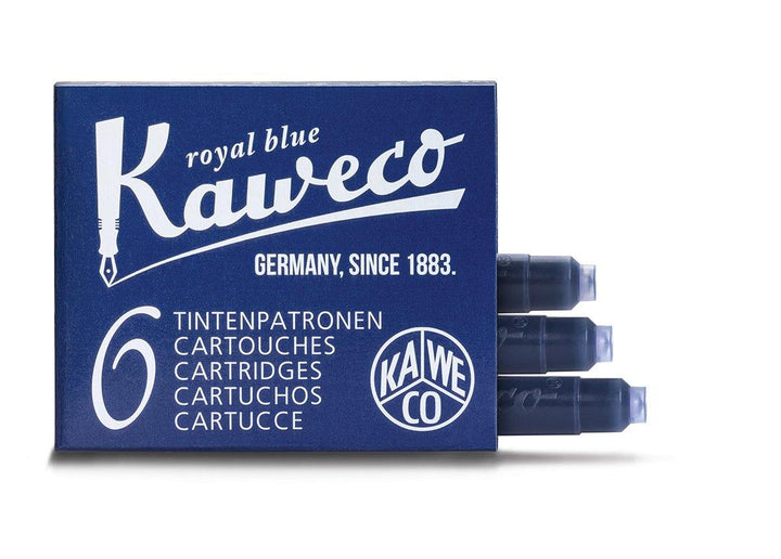 Kaweco - Box of 6 fountain ink cartridges - Royal Blue