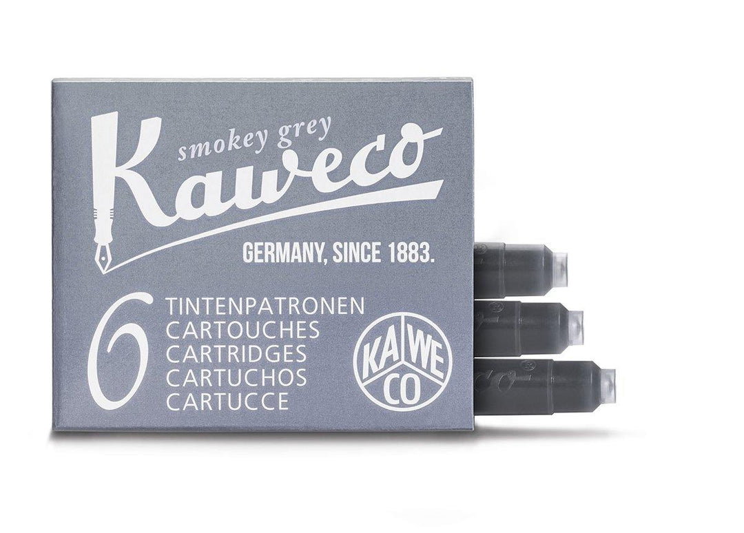 Kaweco - Box of 6 fountain ink cartridges - Smokey Gray