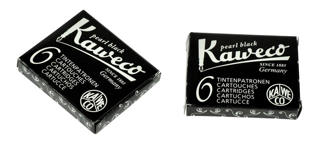 Kaweco - Caja de 6 cartuchos de tinta estilográfica – Pearl Black