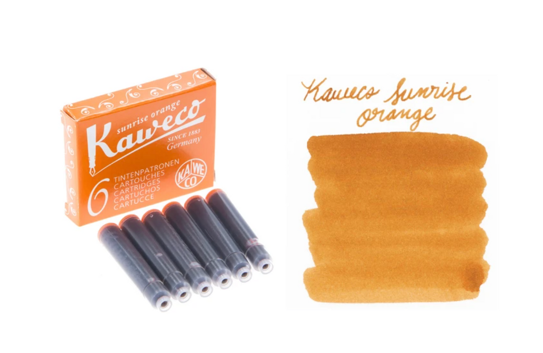 Kaweco - Caja de 6 cartuchos de tinta estilográfica – Sunrise Orange