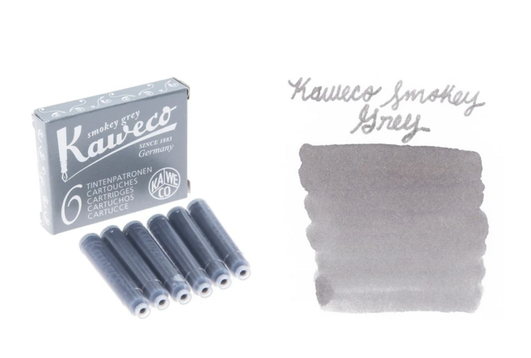 Kaweco - Box of 6 fountain ink cartridges - Smokey Gray