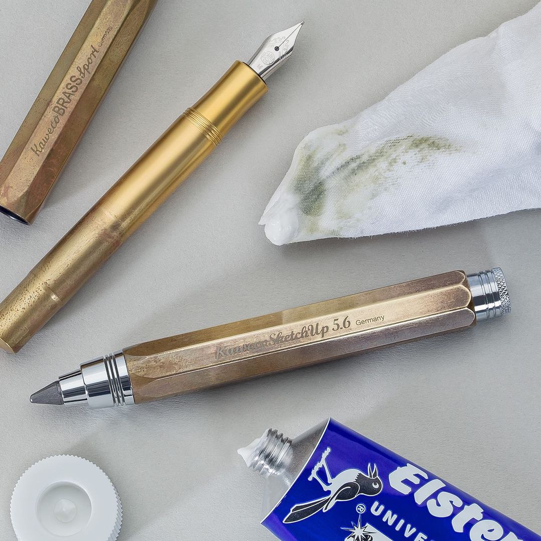 Kaweco - Brass Sport - Fountain Pen M Solid Brass (10 cm) –