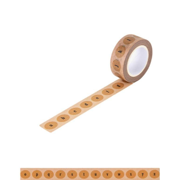 Livework – Life & Pieces Masking Tape – Alphabet (10 m)