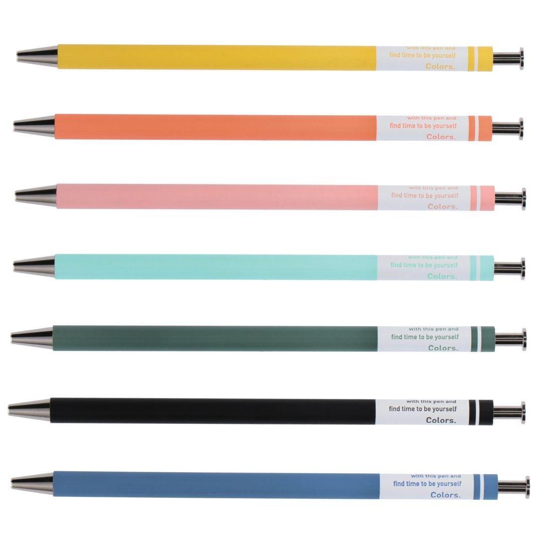 Mark's - 2 Repuestos bolígrafo Gel Ball Pen Colors - Pack de 2 uds Tinta Negra