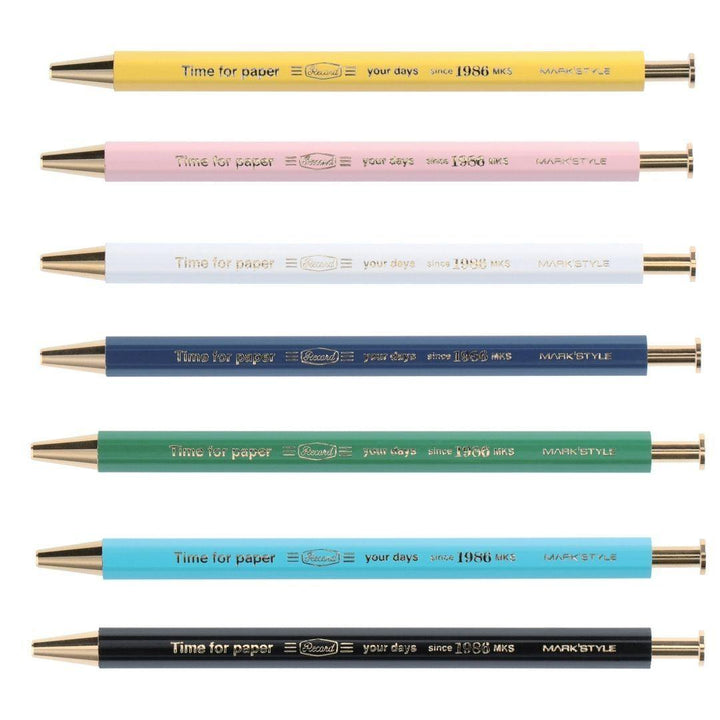 Mark's - 2 Pen Refills Pencil Ball Gel Time For Paper - Pack of 2 pcs Black Ink