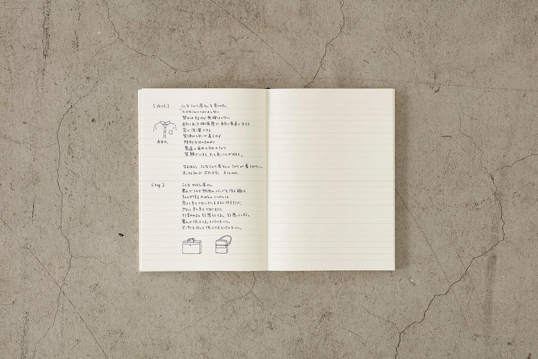 Midori MD Paper – MD Ruled Notebook – Cuaderno Rayado A5 (14,8 x 21cm)