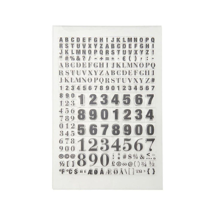 Monograph – Silicon Stamps Sheet – Hoja de sellos frases y motivos