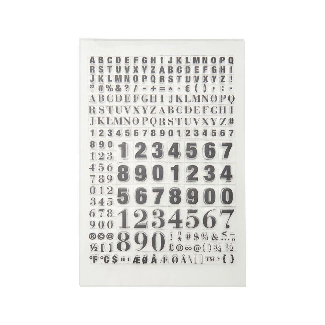 Monograph – Silicon Stamps Sheet – Sheet of stamps phrases and motifs