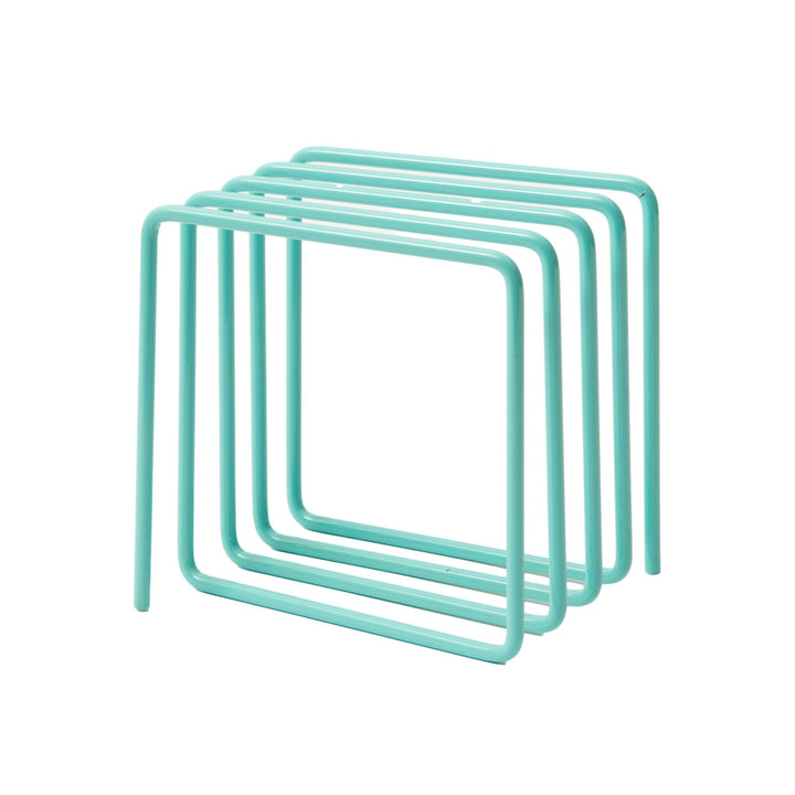 Block Design – Magazine Rack – Organizador de Escritorio Azul (15 x 15 cm)