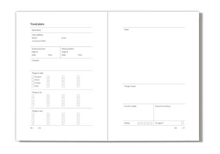 Nolki - Life Book - Annual Planner A5 (14.8 x 21 cm)