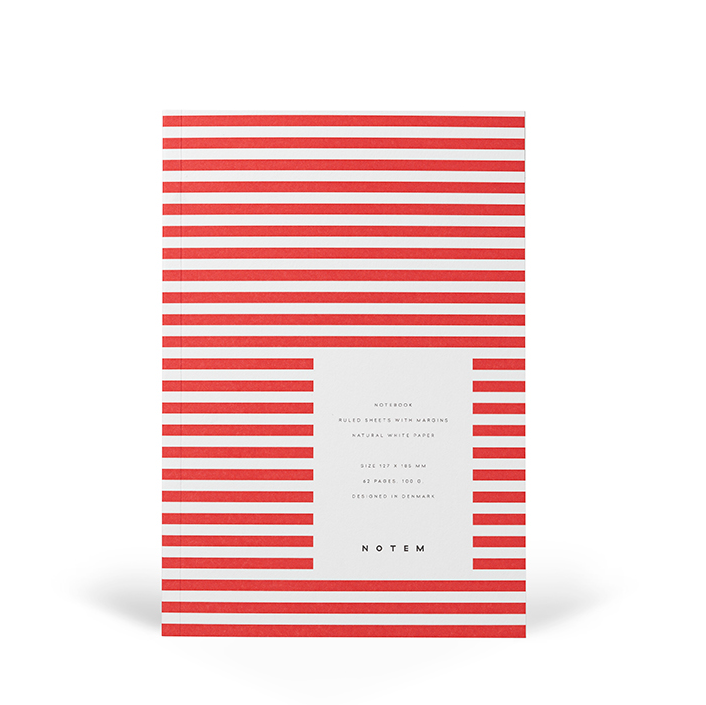 Cuaderno rojo A6 Notem Studio