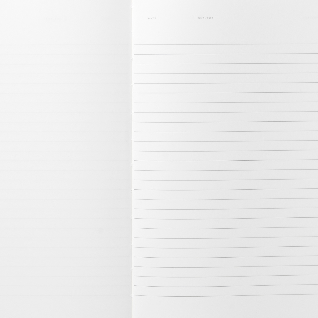 Notem Studio – Uma – Cuaderno Rosa Rayado y Liso B5 (18,5 x 24 cm)