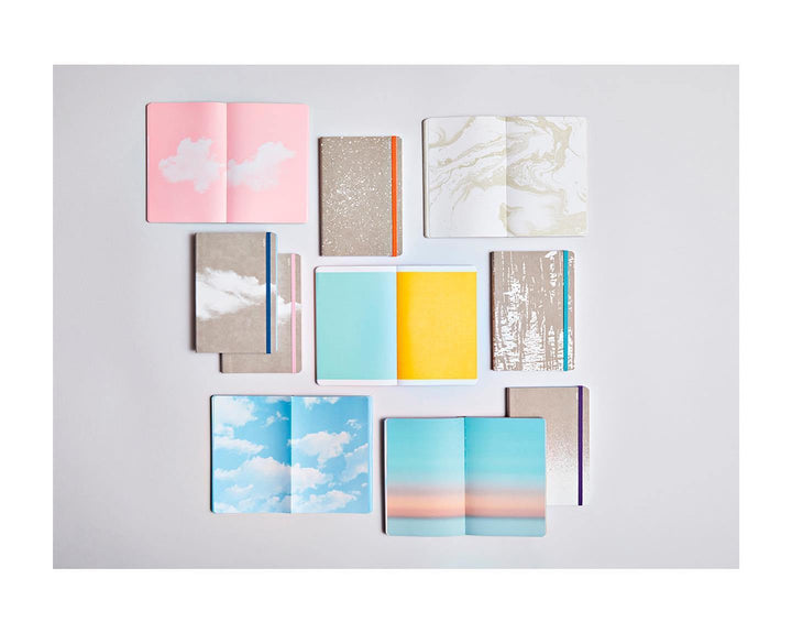 Nuuna - Mood - Cuaderno Páginas de Colores del Horizonte A5 (13,5 x 20 cm)
