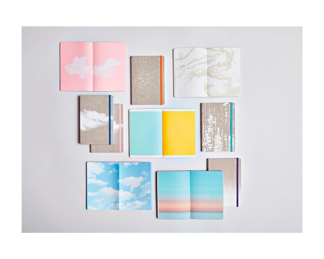 Nuuna – Cloud Pink - Cuaderno Páginas de Nubes Rosas A5 (13,5 x 20 cm)