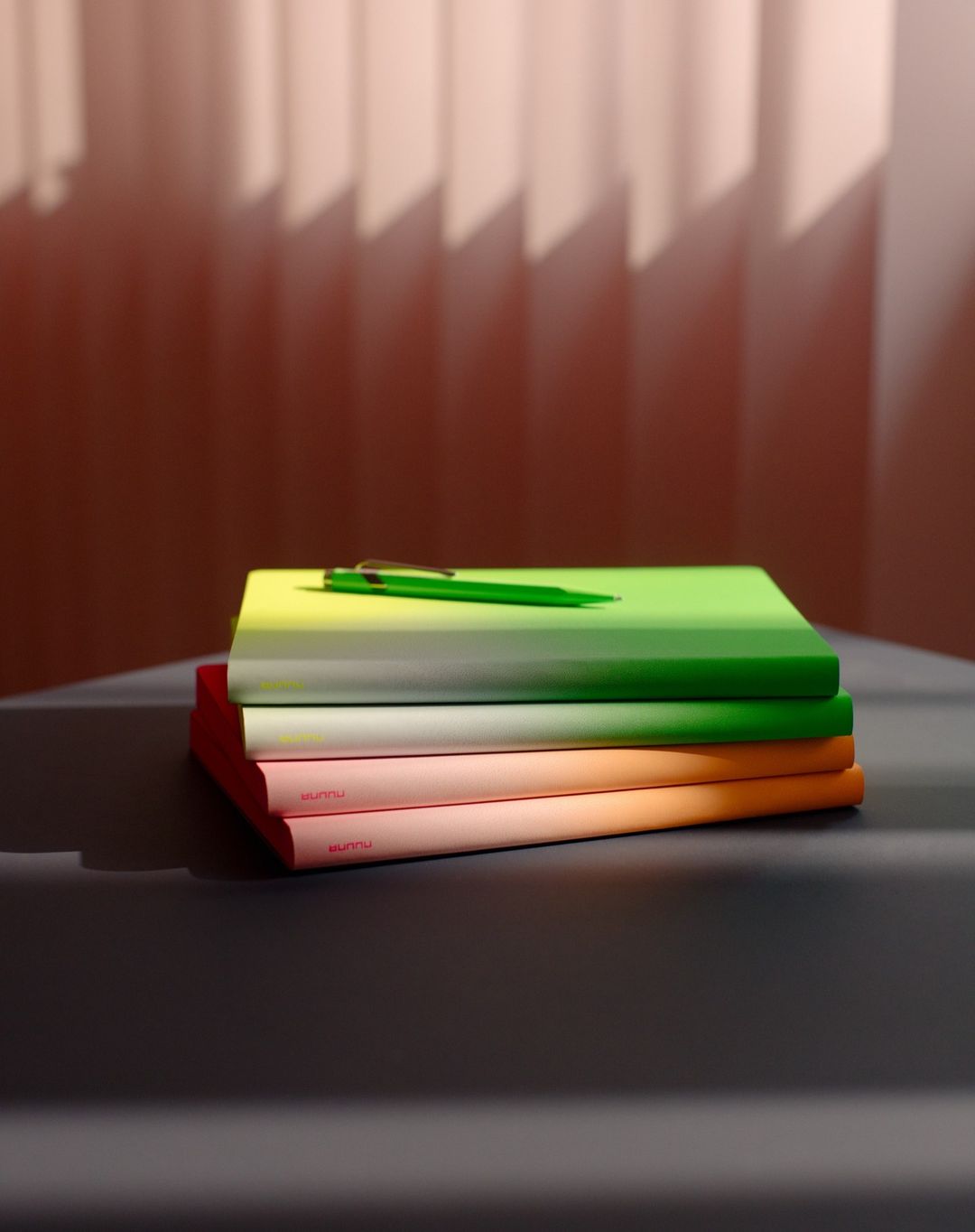 Nuuna – Color Clash Burn – A5 Dot Mesh Notebook (16.5 x 22 cm)