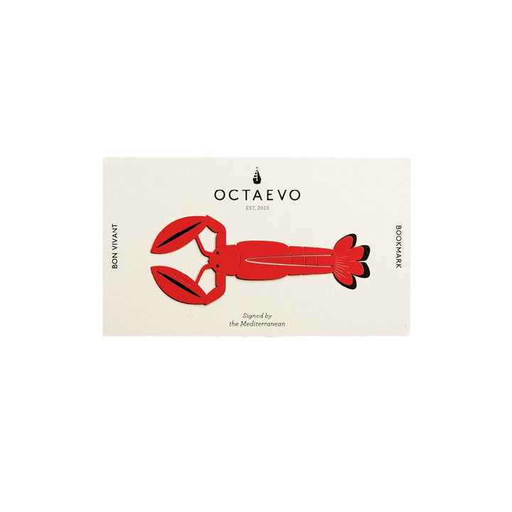Octaevo - Bon Vivant - Marcapáginas rojo  (11,7 x 5cm)