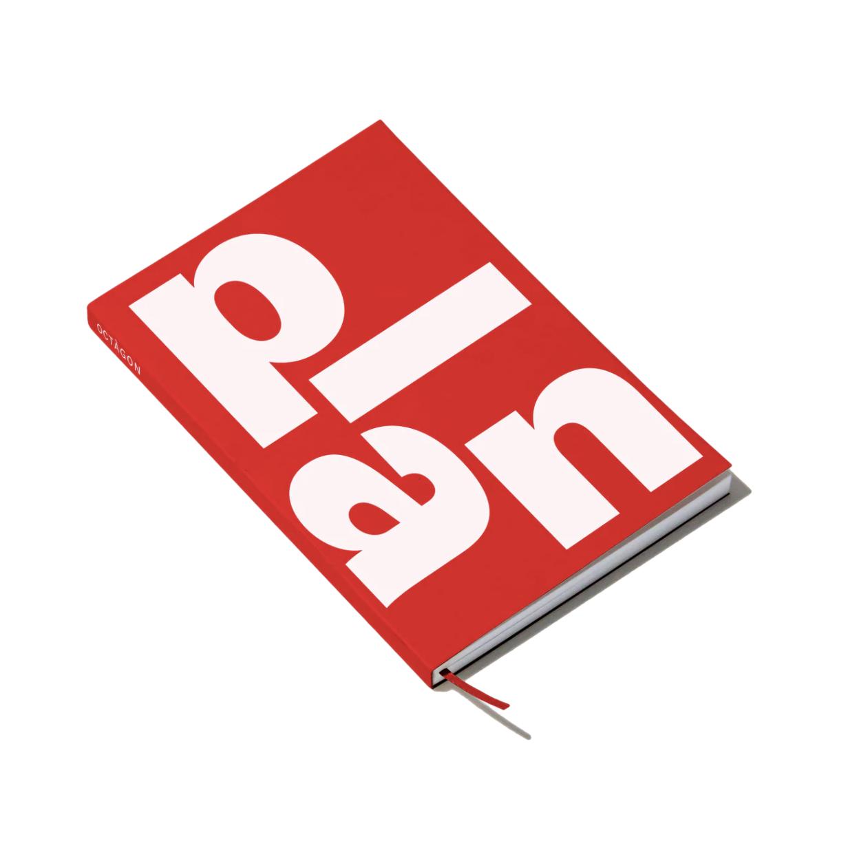 Octagon Design – Plan Book - A5 Red Monthly Planner (13.5 x 20 cm ...
