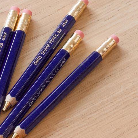 OHTO - Mechanical Pencil - Portaminas 2,0 mm Azul (13,5cm)